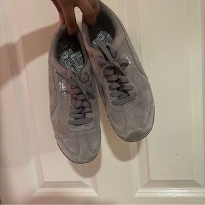 Puma Women’s Gray Suede Sneakers